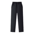 thumbnail image 1 of CONZONE Toddler Boys School Uniform Pants Elastic Waist Baggy Joggers for Child Flat Front Straight Leg Fall Casual Trousers with Pockets Size 3-4 Years, 1 of 5