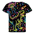 thumbnail image 1 of CONZONE Toddler Boys Tshirts Dinosaur Graphic Short Sleeve T-Shirt for Boys Crew Neck Lightweight Loose Fit Kids Spring Summer Tops, 1 of 5