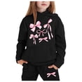 thumbnail image 1 of CONZONE Toddler Girls Sweatsuits 2 Piece Set Long Sleeve Bow Graphic Hoodies and Jogger Sweatpants Soft Fall Winter Outfits for Girls Size 2-3 Years, 1 of 4