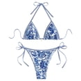 thumbnail image 1 of CONZONE Womens Bikini Sets 2 Peice Swimsuits for Women High Waisted Floral Graphic Lightweight Summer Beach Bathing Suits, 1 of 6