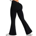 thumbnail image 1 of CONZONE Womens Flared Yoga Pants High Waist Fitness Trousers for Women Lightweight Stretch Quick Dry Gym Workout Yoga Pants, 1 of 3