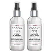 COOCHY Intimate After Shave Protection Moisturizer Plus By IntiMD Delicate Soothing Mist For The Pubic Area & Armpits   Antioxidant Formula For Razor Burns, Itchiness & Ingrown Hairs 4 Oz. 2 Pack