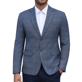 Dovford Mens Suit Jackets Casual Two Button Slim Fit Blazers Suit Separates Coat Sport Coats with Pockets for Wedding Prom Party