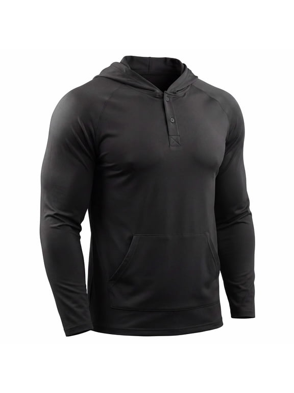 Men's Lightweight Pullover Hoodie Long Sleeve Sweatshirt Comfort Travel Hoodie, Mens Hoodies with Pocket