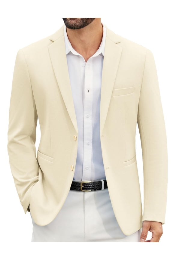 Mens Casual Suit Blazer Jackets Lightweight Sports Coats Two Button Sport Jacket