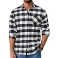 thumbnail image 1 of COOFANDY Casual Shirts for Men Long Sleeve Untucked Shirt Button Down Collar No Tuck Shirts for Men, 1 of 6