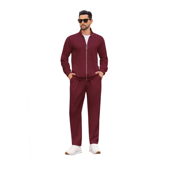 COOFANDY Casual Tracksuit for Men Sweatsuits Sets 2 Piece Athletic Running Track Suits Jogger Set