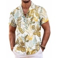 thumbnail image 1 of COOFANDY Hawaiian Shirt for Men Short Sleeve Button Down Shirt Men Vacation Shirts Beach Summer Shirts, 1 of 6