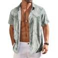 thumbnail image 1 of Hawaiian Shirt for Men Short Sleeve Floral Button Down Shirt Tropical Casual Summer Beach Shirts, 1 of 3