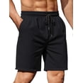 thumbnail image 1 of COOFANDY Men' 2 Pack Gym Workout Shorts 7 Inch Athletic Shorts Quick Dry Running Shorts with Pockets, 1 of 7