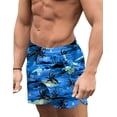 thumbnail image 1 of COOFANDY Men Bathing Suit Swimwear Square Leg Chubbies Sexy Elastic Board Short, 1 of 5