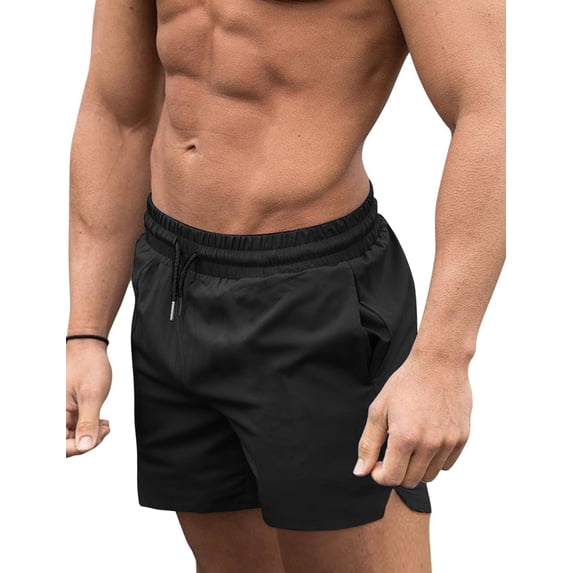 COOFANDY Men Bathing Suit Swimwear Square Leg Chubbies Sexy Elastic Board Short