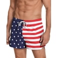 thumbnail image 1 of COOFANDY Men Bathing Suit Swimwear Square Leg Chubbies Sexy Elastic Board Short, 1 of 6