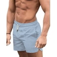thumbnail image 1 of COOFANDY Men Bathing Suit Swimwear Square Leg Chubbies Sexy Elastic Board Short, 1 of 5