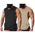 thumbnail image 1 of COOFANDY Men's 2 Pack Sport Tank Tops Workout Muscle Tee Bodybuilding T Shirts, 1 of 11