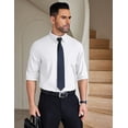 thumbnail image 1 of COOFANDY Mens Slim Fit Dress Shirt Business Casual Shirt Button Down Shirt with Pocket, 1 of 7