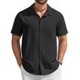 thumbnail image 1 of COOFANDY Men Casual Button Down Short Sleeve Shirts Summer Beach Vacation Hawaii Shirts for Men, 1 of 6