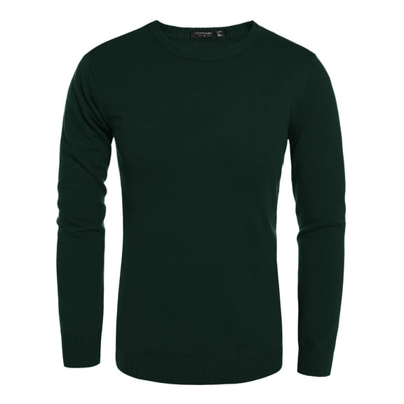 COOFANDY Men's Slim Fit Knit Sweater Pullover | Lightweight Ribbed Design for Business Casual & Everyday Wear