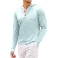 thumbnail image 1 of COOFANDY Men Full Zip UPF 50 Sun Protection Hoodie Jacket Long Sleeve Lightweight Breathable UV Shirts with Pockets, 1 of 5