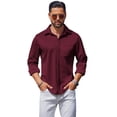 thumbnail image 1 of COOFANDY Men's Wrinkle Free Dress Shirt Slim Fit Lightweight Long Sleeve Button Down Shirt, 1 of 9