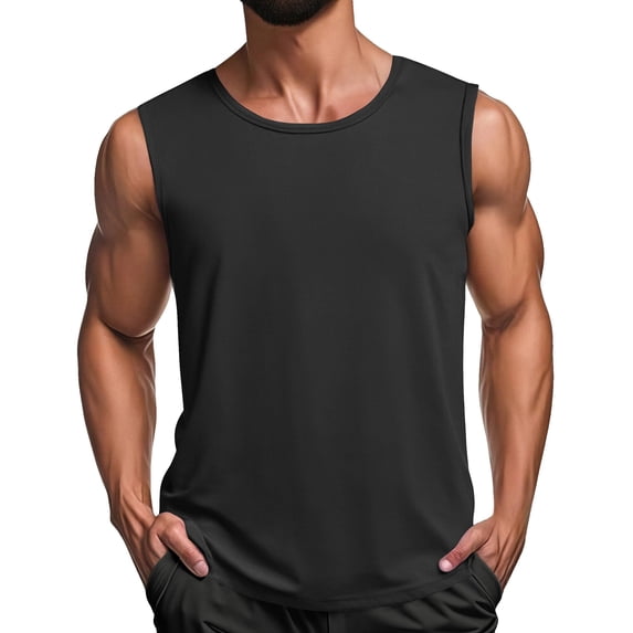 COOFANDY Men Sleeveless Shirts Muscle Tank Tops Gym Bodybuilding Tops Workout Shirts Boxing Tee