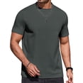 thumbnail image 1 of COOFANDY Men T Shirts Short Sleeve Muscle Workout T Shirt Summer Cotton Classics Undershirts, 1 of 6
