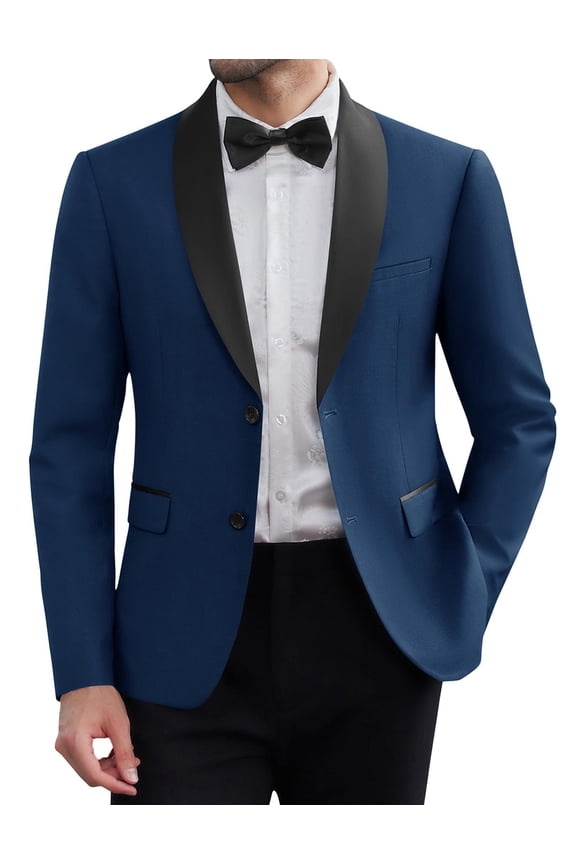 Men's Business Casual Dress Jackets Christmas Party Jacket Big and Tall