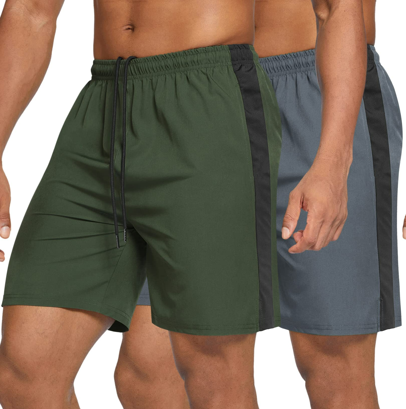 COOFANDY Men's 2 Pack Gym Workout Shorts Quick Dry Bodybuilding  Weightlifting Pants Training Running Jogger with Pockets : :  Clothing, Shoes