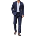 thumbnail image 1 of COOFANDY Men's 2 Piece Suit Slim Fit Suits for Men Two Button Blazer Formal Business Jacket Suit for Wedding Prom Dinner, 1 of 6