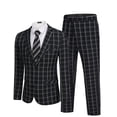thumbnail image 1 of COOFANDY Men's 2 Piece Suits Classic Fit 2 Button Dress Suits Tuxedo Jacket Blazer Suit for Wedding Dinner Prom, 1 of 14
