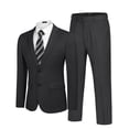 thumbnail image 1 of COOFANDY Men's 2 Piece Suits Classic Fit 2 Button Dress Suits Tuxedo Jacket Blazer for Wedding Business Dinner Prom, 1 of 6