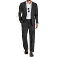 thumbnail image 1 of COOFANDY Men's 2 Piece Suits Classic Fit Suit Set 2 Button Blazer Jacket and Dress Pants for Wedding Business Prom Business, 1 of 10