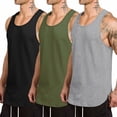thumbnail image 1 of COOFANDY Men's 3 Pack Quick Dry Workout Tank Top Gym Muscle Tee Fitness Bodybuilding Sleeveless T Shirt, 1 of 8