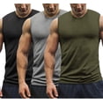 thumbnail image 1 of COOFANDY Men's Workout Swim Sleeveless Shirts Quick Dry Beach Pool Tech Running Athletic Exercise Muscle Tank Top, 1 of 6