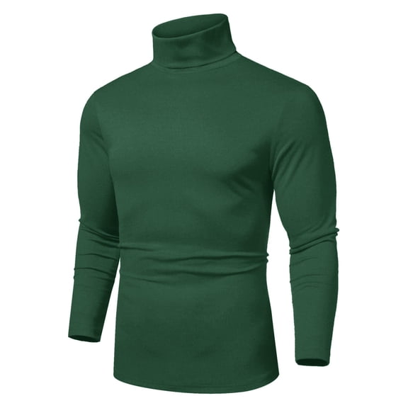 COOFANDY Men's Slim Fit Basic Turtleneck Long Sleeve Lightweight Pullover Sweaters Casual Knitted Tops