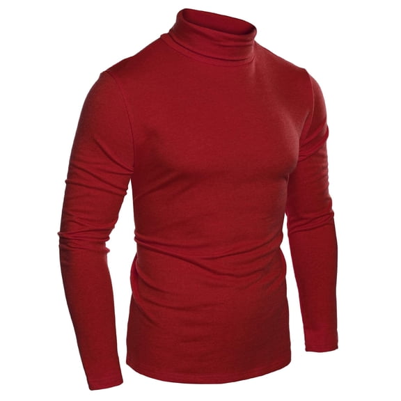 COOFANDY Men's Slim Fit Basic Turtleneck Long Sleeve Lightweight Pullover Sweaters Casual Knitted Tops