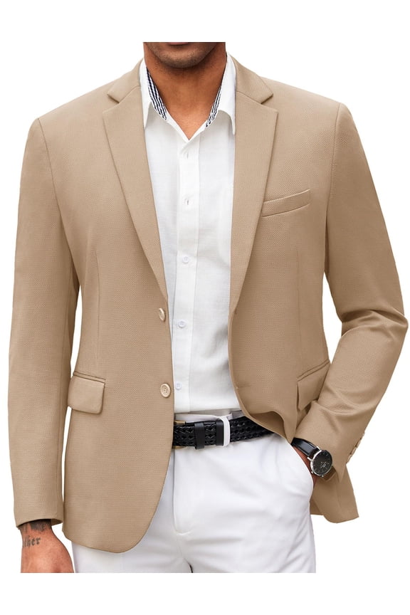 Men's Blazer Slim Fit Casual Sport Coats Slim Fit Suit Jacket Lightweight