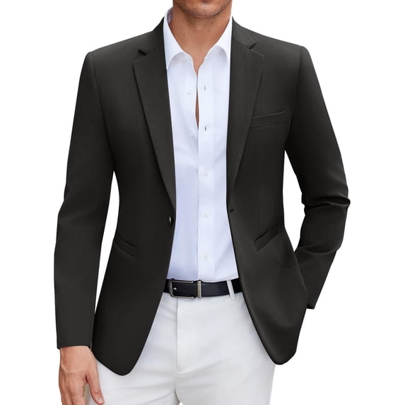 COOFANDY Men's Blazers Casual One Button Sports Jacket Slim Fit Suit Jackets
