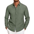 thumbnail image 1 of COOFANDY Men's Business Casual Shirts Long Sleeve Button Down Shirts for Men, 1 of 6