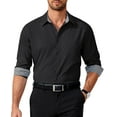 thumbnail image 1 of COOFANDY Mens Dress Shirt Long Sleeve Regular Fit Business Casual Button Down, 1 of 7