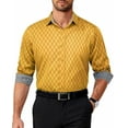 thumbnail image 1 of COOFANDY Mens Long Sleeve Dress Shirt Regular Fit Business Casual Button Down Shirts, 1 of 6