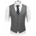 thumbnail image 1 of COOFANDY Men's Business Suit Vest Casual Dress Vest Slim Fit Formal Waistcoat, 1 of 11