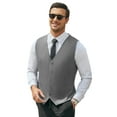 thumbnail image 1 of COOFANDY Business Suit Casual Dress Slim Fit Vest Men's, 1 of 5