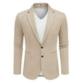 thumbnail image 1 of COOFANDY Men's Lightweight Two Button Knit Blazer - Casual Sport Coats Suit Jacket, 1 of 6