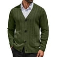 thumbnail image 1 of COOFANDY Men's Cardigan Sweater Cable Knit V Neck Button up Sweaters Ribbed Cardigan Sweater with Pockets, 1 of 6
