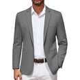 thumbnail image 1 of COOFANDY Men's Casual Blazer Lightweight Sport Coat One Button Suit Jacket, 1 of 6