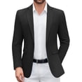 thumbnail image 1 of COOFANDY Men's Casual Blazer One Button Sport Coat Lightweight Business Suit Jacket, 1 of 9