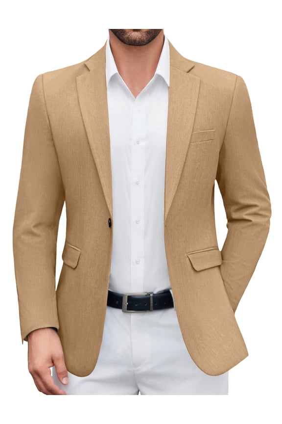 Men Suit Jackets Blazer Big and Tall Sportcoats Travel Daily Tuxedo Jacket