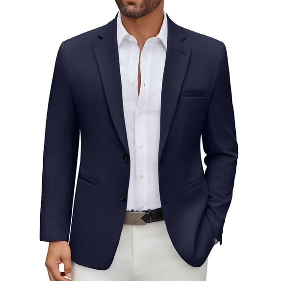 COOFANDY Men's Casual Blazer Regular Fit Lightweight Two Button Sport Coat Suit Jacket