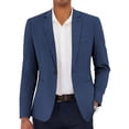 thumbnail image 1 of COOFANDY Men Linen Cotton Sport Coats Casual Blazer Dress Formal Jacket Lightweight Blazer Slim Fit Suit Jacket, 1 of 10